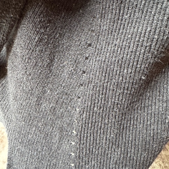 CAbi Charcoal Snuggle Pullover Ribbed Sweater- Medium - Picture 6 of 9